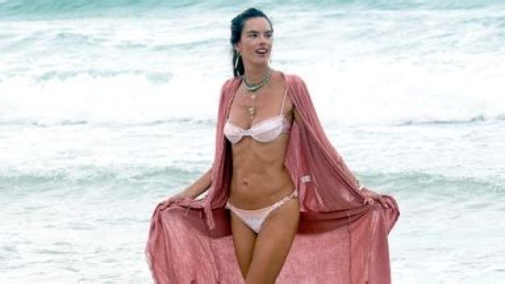Alessandra Ambrosio Stuns In White Bikini As She Vacations In Mexico: Photos