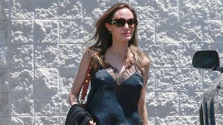 Angelina Jolie Stuns In Satin Top As Ex Brad Pitt’s New Movie Opens
