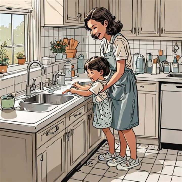 Canon Curry, 1, Is So Cute In Striped PJs While Being ‘Mommy’s Little Helper’ In The Kitchen