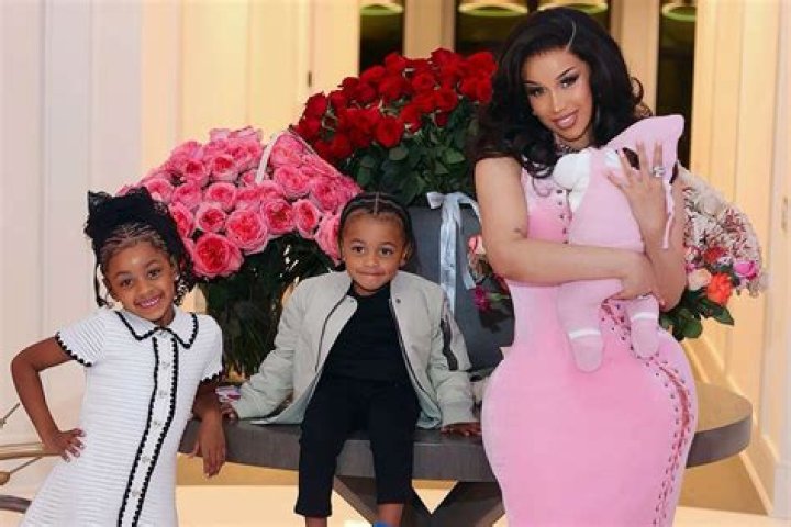 Cardi B & Daughter Kulture, 2, Twin With Matching Pink Outfits & $43K Hermès Birkin Bags