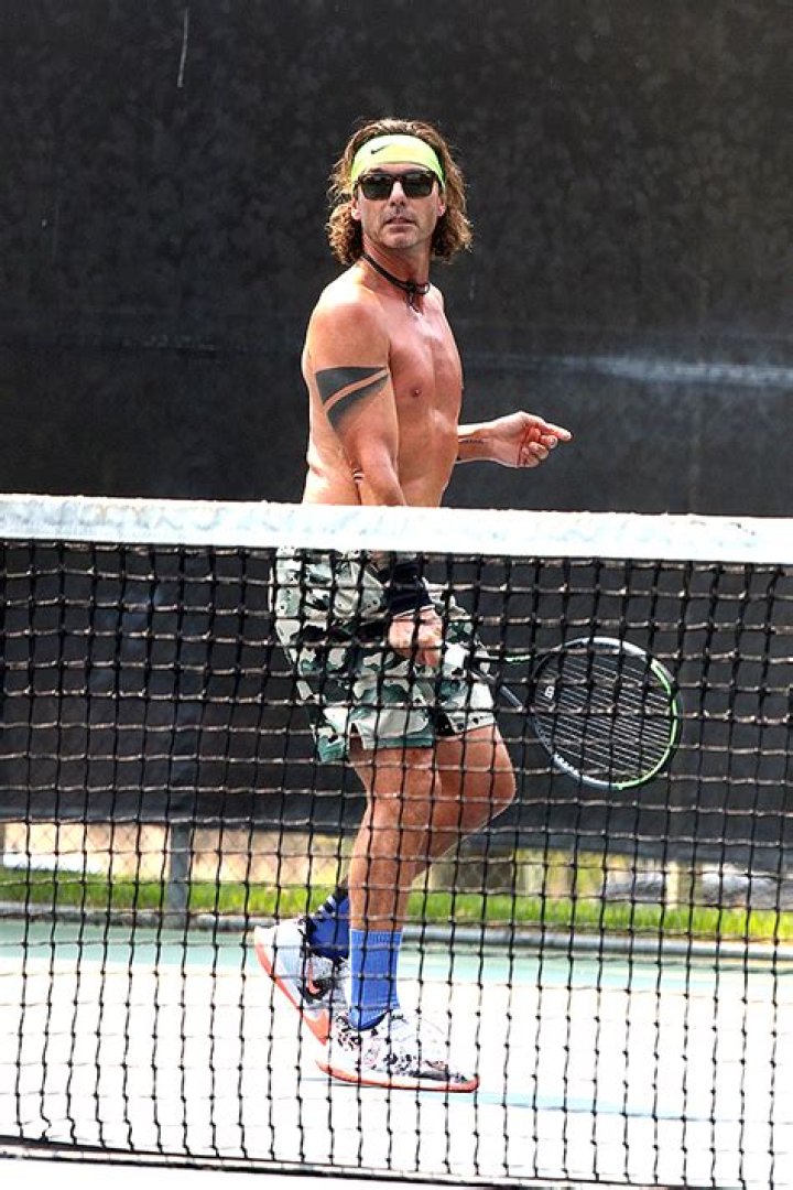 Gavin Rossdale, 54, Plays Tennis Shirtless On Labor Day: Plus, More Hunks Exercising Without Shirts