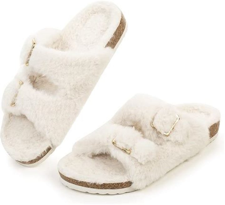 Get a Similar Pair of Cozy Cream Slippers as Hailey Bieber for 50% Off