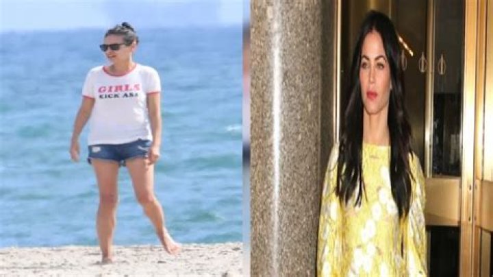 Jenna Dewan Rocks Daisy Dukes, Leopard Print Swimsuit On Beach With Son Callum