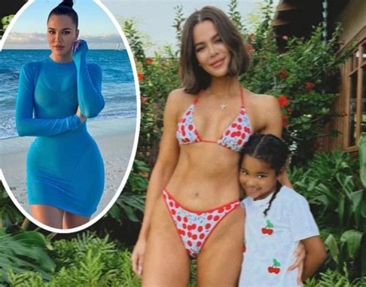 Khloe Kardashian Rocks Bikini As Daughter True Plays In The Sand – Hollywood Life