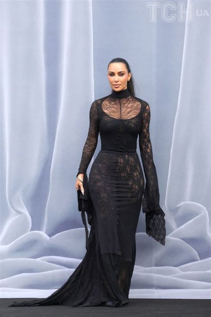 Kim Kardashian Wears Sheer Black Dress With North In Italy: Photos – Hollywood Life