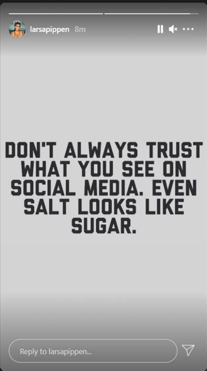 Larsa Pippen Posts Cryptic Message About Not Always Trusting ‘What You See’ After Malik Beasley Pics Emerge