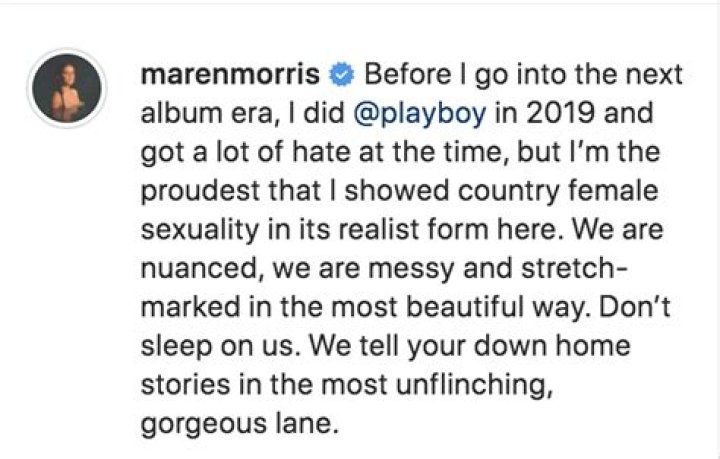 Maren Morris Responds To Playboy Comments From Trolls – Hollywood Life
