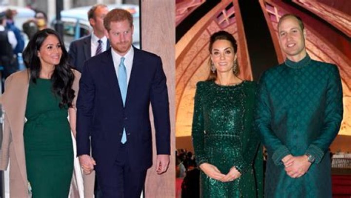 Meghan Markle & Kate Middleton Both Wear Emerald Dresses With Husbands – Hollywood Life