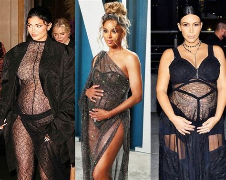 Pregnant Celebrities In Sheer Outfits — See Photos – Hollywood Life