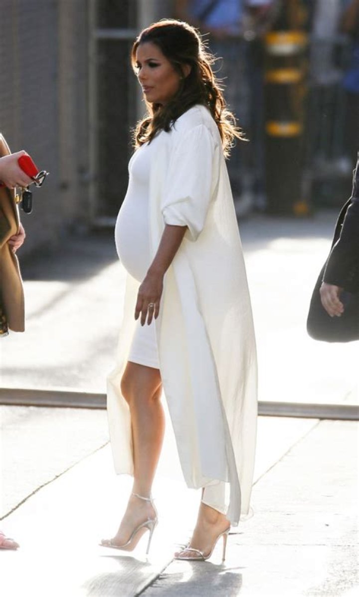 Pregnant Stars Rocking Their Bumps In All-White Outfits — Pics