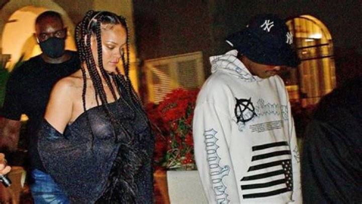 Rihanna & ASAP Rocky In Barbados As She Wears Black Slit Dress: Photos – Hollywood Life