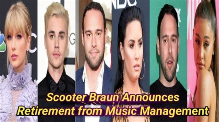 Scooter Braun Announces Retirement From Music Management After 23 Years
