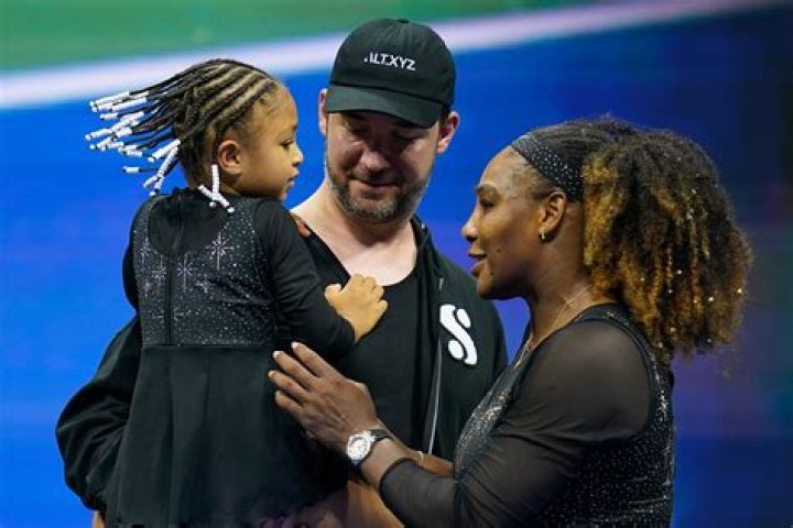 Serena Williams Holds Daughter Olympia, 3, On Her Lap As They Watch A Tennis Match Together