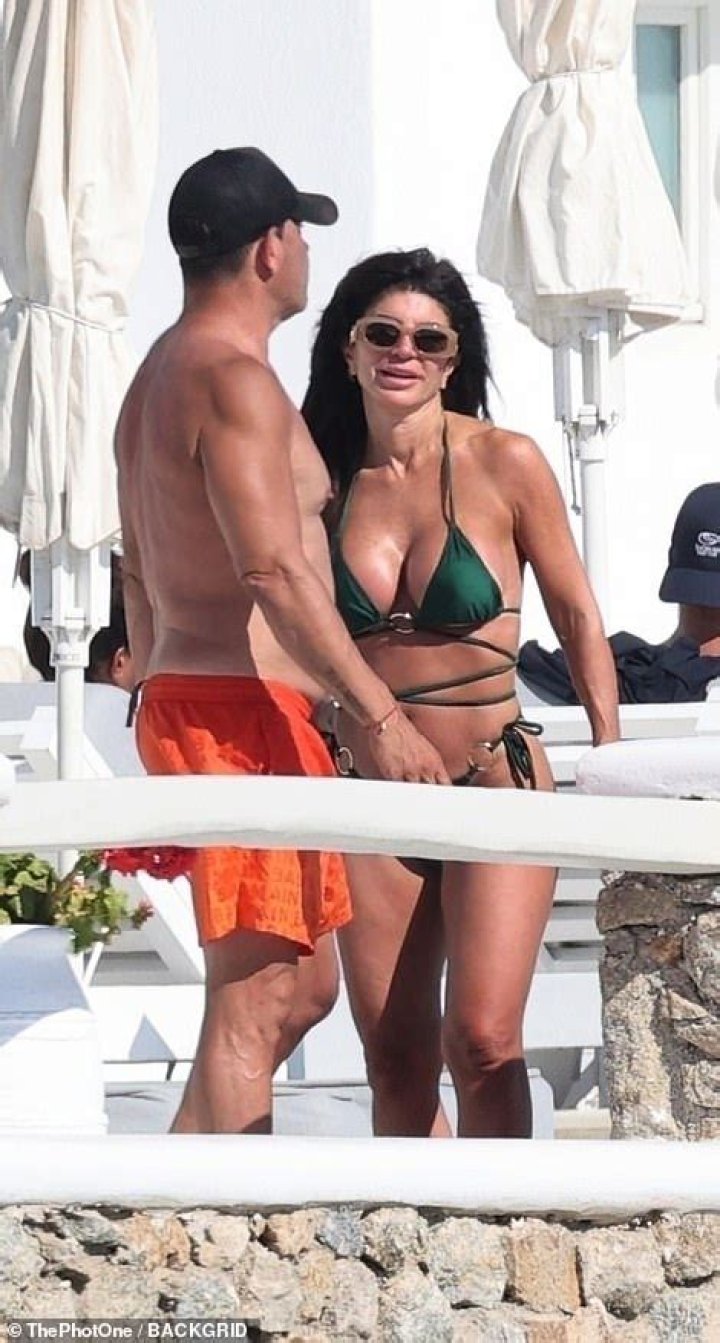 Teresa Giudice Rocks Bikini & Makes Out With Shirtless Husband Luis Ruelas In Mykonos