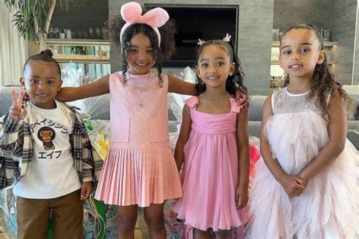 True Thompson, 1, Gives Psalm West, 7 Mos., A Sweet Kiss On The Lips In New Video