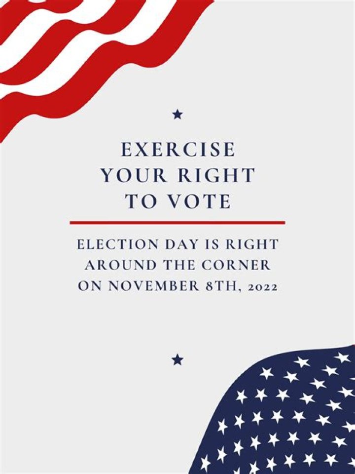 You Need To Exercise Your Right To Vote This Election